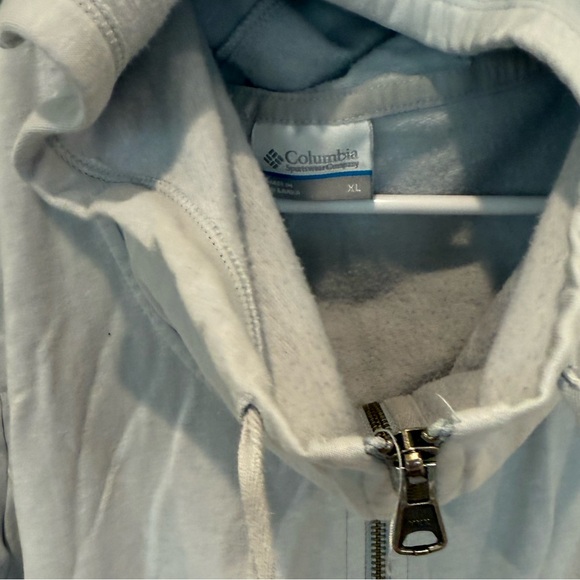 Worn once! Columbia zip up hoody women's size XL - Picture 3 of 6